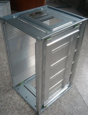 Anti tamanho estático da cremalheira do metal do compartimento do ESD SMT da liga de alumínio 355 * 320 * 563 milímetros