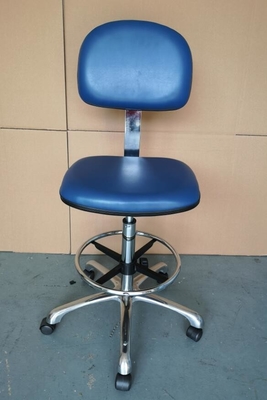 Cadeiras seguras do ESD da cor azul/cadeira Dissipative estática com aterrar a corrente
