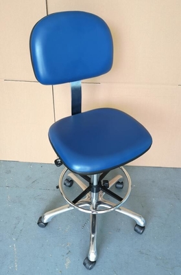 Cadeiras seguras do ESD da cor azul/cadeira Dissipative estática com aterrar a corrente