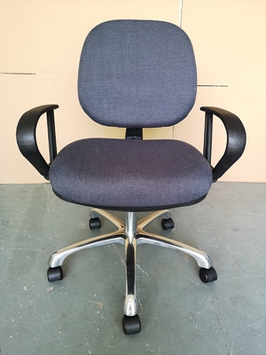 Cadeira de esboço ajustável tripla do ESD, cadeiras confortáveis do laboratório com braço
