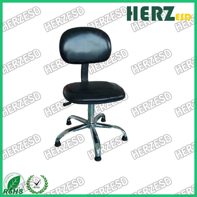Cadeira ajustável da altura antiestática de couro confortável e eficaz na redução de custos do plutônio do ESD