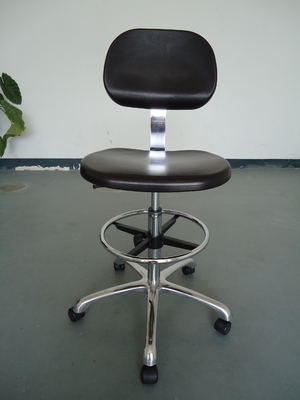 O plutônio industrial ajustável da cadeira do ESD da oficina espuma cadeira do trabalhador do ESD com braço