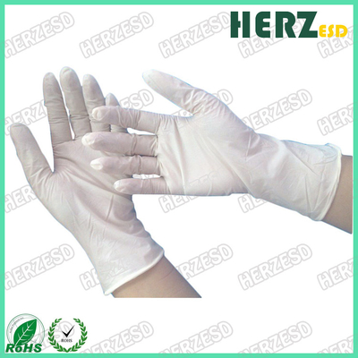 Estática das luvas da mão do ESD da categoria do exame anti/luvas do nitrilo tamanho de 12/9 polegadas