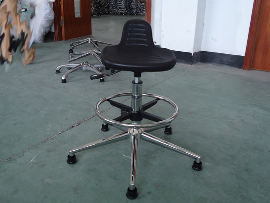 cadeira ajustável do tamborete do ESD da sala de limpeza de 50mm Seat Thinckness