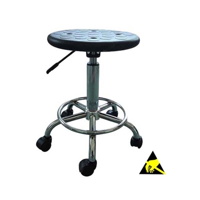 Cadeiras seguras ajustáveis de formação de espuma do ESD da altura do plutônio dos furos da sala de limpeza BIFMA 4