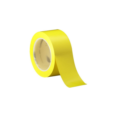 espessura EPA de 0.13mm que marca fita de advertência do ESD do assoalho pegajoso amarelo