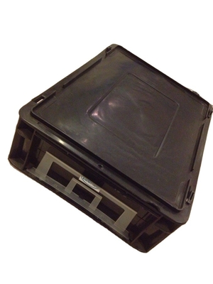 Escaninhos de peças plásticos de revestimento UV resistentes da abrasão 400*300mm ESD do GV