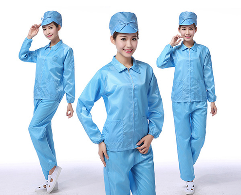 Sala limpa ESD Traje de trabalho uniforme Traje de trabalho de laboratório Traje de laboratório antistático Trajes de trabalho