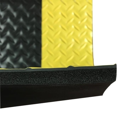 Borracha ESD amarelo e preto com PVC / espuma EPDM / material de borracha