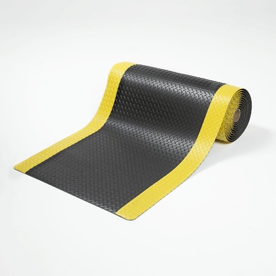 Borracha ESD amarelo e preto com PVC / espuma EPDM / material de borracha