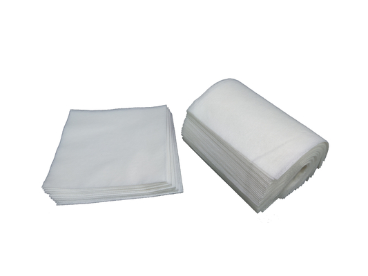 Lint livre SMT limpador 100% tecido de limpeza de microfibra cortada a laser de poliéster