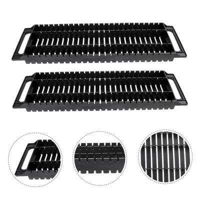 Rack de circulação de armazenamento Esd Pcb preto de plástico antistático ESD rack de circulação