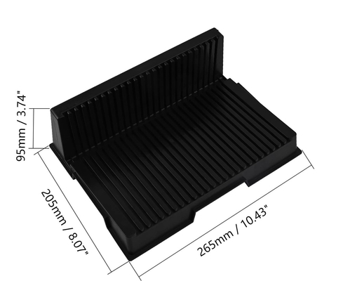 ESD Antistático L-tipo superior PCB de armazenamento Circulação ESD de circulação Rack PCB bandeja ESD prateleira de armazenamento Turnover Rack