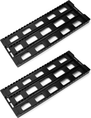 Estante de Circulação ESD Antistático Prateleira Prata de PCB de plástico preto, 25 slots de armazenamento suportar suportador de placa de circuito