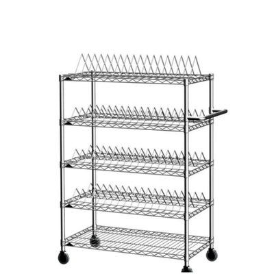 ESD aço fio SMT Carrinho de prateleiras de aço inoxidável Rack Reel Rack de armazenamento