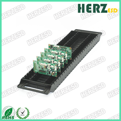 ESD PCB Racks Placa de PCB de plástico Anti-estática Black PCB Holder