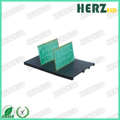 ESD PCB Racks Placa de PCB de plástico Anti-estática Black PCB Holder
