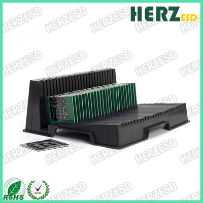 ESD PCB Racks Placa de PCB de plástico Anti-estática Black PCB Holder