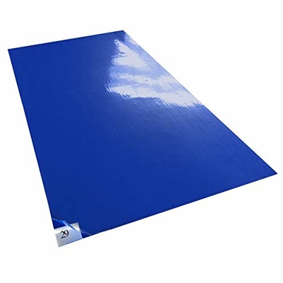 Tapete pegajoso almofadas pegajosas Adesivo 30 folhas / pacotes Tapetes azuis do chão do quarto limpo Remover sujeira Para sapatos de hospital de laboratório