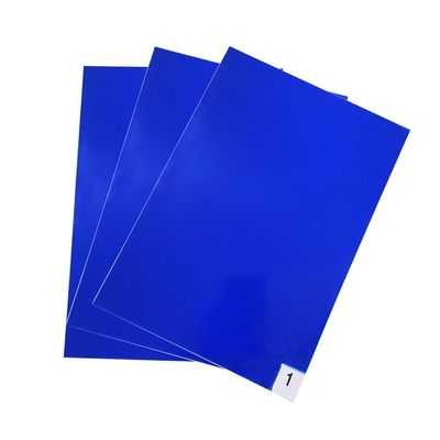 Tapete pegajoso almofadas pegajosas Adesivo 30 folhas / pacotes Tapetes azuis do chão do quarto limpo Remover sujeira Para sapatos de hospital de laboratório