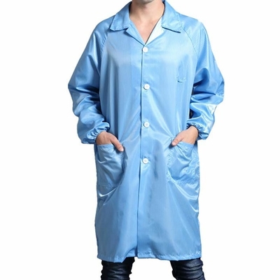 Esmaltes ESD duráveis para fabricação e montagem de eletrônicos Vestuário de trabalho antistático Labcoat