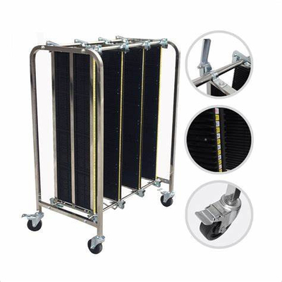 900*675*1300mm Smt Pcb Rack Trolley Ajustável Esd Pcb Storage Trolley Antistatic Esd Pcb Storage Trolley