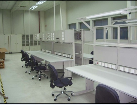 Mesa de trabalho de descarga estática do banco de trabalho industrial ESD Linha de trabalho