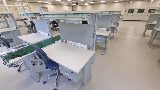 Mesa de Trabalho de Laboratório Eléctrico Antidestático para Montagem Eletrônica