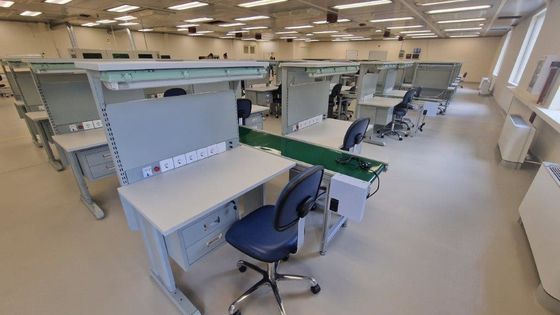 Estação de trabalho antistática permanente