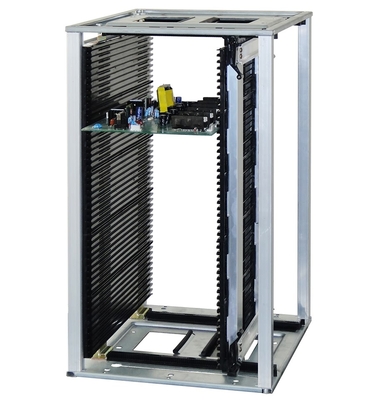 355*320*563mm ESD PCB Magazine Rack Antistático SMT Carrinho de Armazenamento de PCB para Linha de Produção de PCB