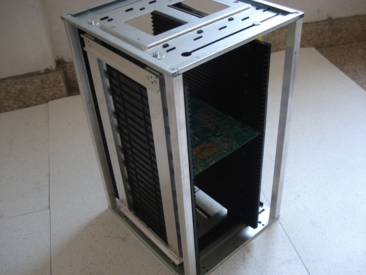 355*320*563mm ESD PCB Magazine Rack Antistático SMT Carrinho de Armazenamento de PCB para Linha de Produção de PCB