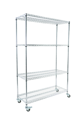 Armazenamento personalizado ESD 4 camadas Prateleira Trolley Wire Mesh prateleira Carrinho