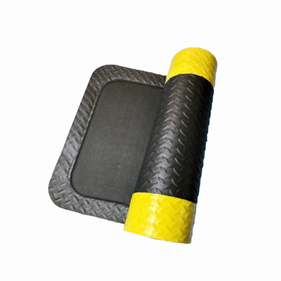 Tapete industrial de piso de PVC superfície de PVC + tapete anti-cansaço de espuma de PVC