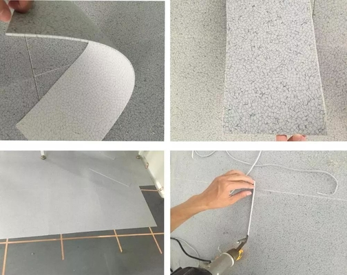 ESD Vinyl Flooring Conductive / Antistatic Floor Tiles ESD E Solução Antistática