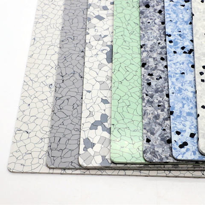 Chapa de piso de PVC condutora Vinyl Antistática Multicolor de PVC ESD Para Sala Limpa
