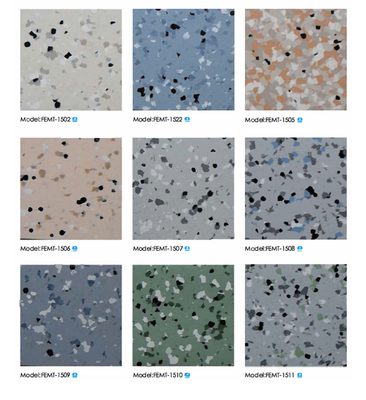Chapa de piso de PVC condutora Vinyl Antistática Multicolor de PVC ESD Para Sala Limpa