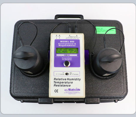 Medidor de Resistividade de Superfície ACL 800 Megôhmetro Digital para Testes de Resistência ESD e Ambiental