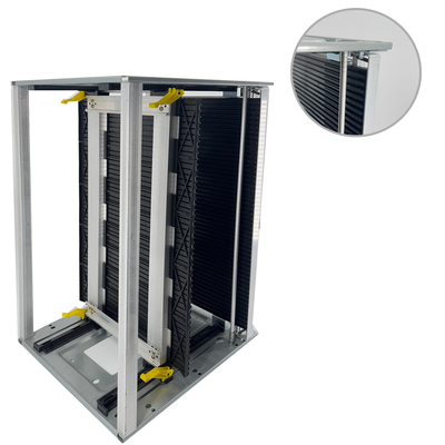 CREMALHEIRA estática antiestática do PWB do carro do armazenamento do PWB da cremalheira de compartimento de SMT ESD anti