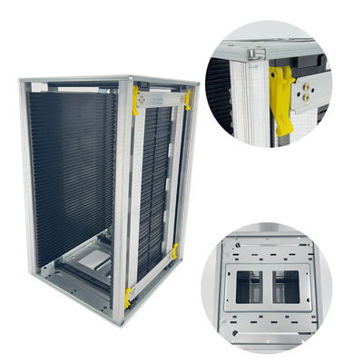 Rack de revista ESD para PCB com ajuste de trilho de engrenagem, Rack de armazenamento de PCB SMT antiestático