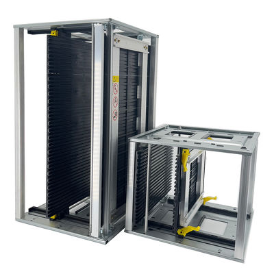 Rack de revista ESD para PCB com ajuste de trilho de engrenagem, Rack de armazenamento de PCB SMT antiestático