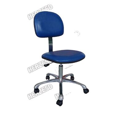 Blue Color ESD Safe Chairs / Static Dissipative Chair With Grounding Chain