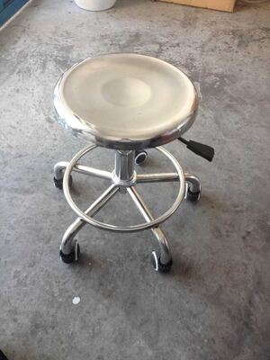 Cadeira de segurança para sala limpa antiestática ESD de aço inoxidável de alta qualidade Cadeira ESD Cadeira de laboratório para sala limpa