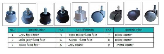 Tabuleiro redondo Antsiático de couro ESD de alta rotação com apoio de pé