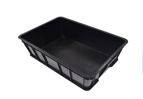 Container de armazenamento de PCB preto de plástico PP, bandeja ESD antiestática, bandeja ESD condutora
