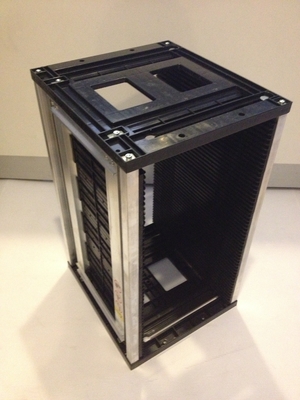 Cremalheira de compartimento antiestática do ESD da máquina de carga do PWB do perseguidor da engrenagem
