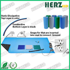 Heat Resistant Anti Static Workbench Mat , ESD Safe Mat Nitrile Rubber Material