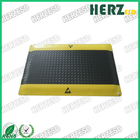 Yellow And Black ESD Rubber Mat With PVC / EPDM Foam / Rubber Material