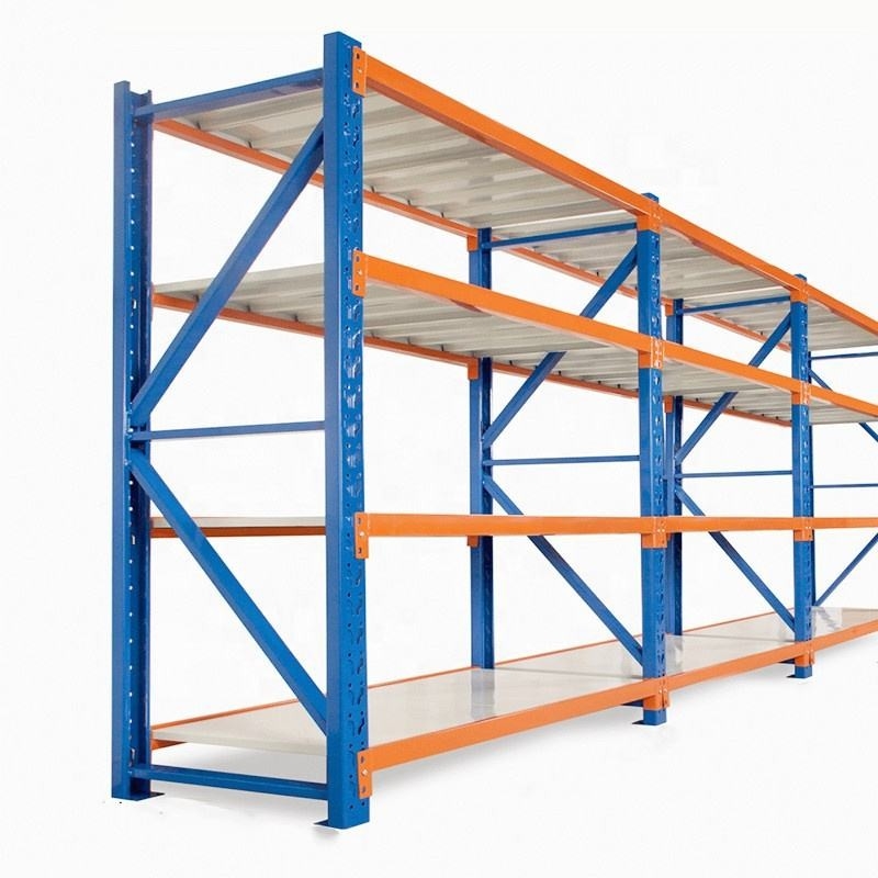 Prateleiras de armazenamento industrial pesado podem ser ajustadas Prateleira de metal camada Prateleiras de placas Prateleiras de armazenamento de paletes