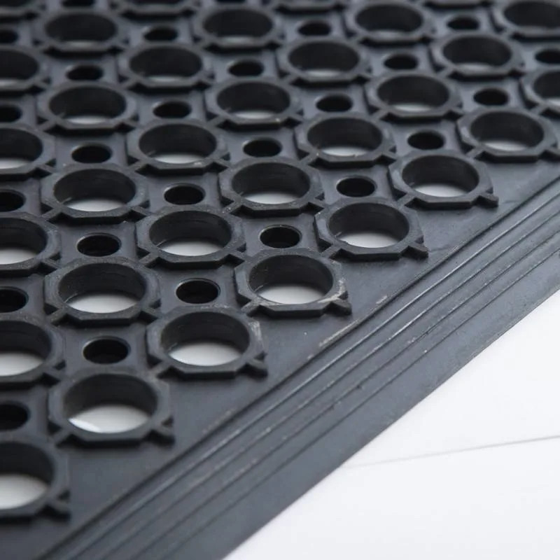 ESD Negro Anti Fatigue Mat Antifatigue Industrial Commercial Fábrica Cozinha Tapete