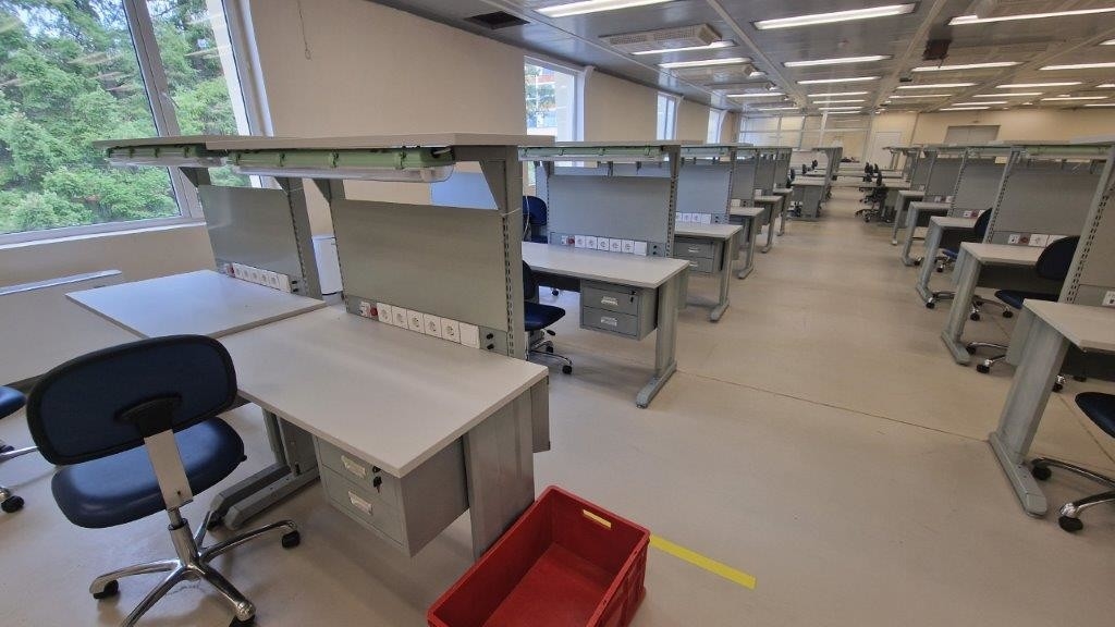 Mesa de Trabalho de Laboratório Eléctrico Antidestático para Montagem Eletrônica